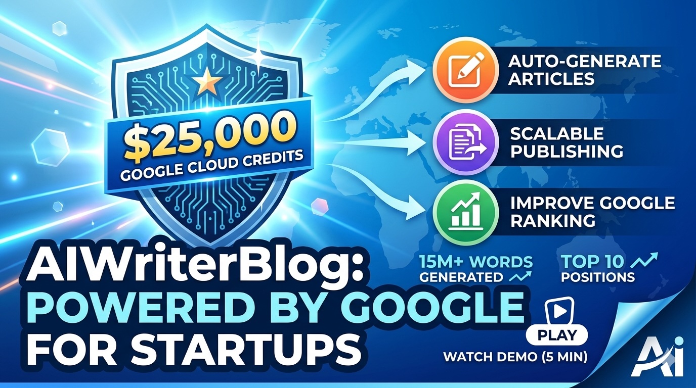 AIWriterBlog Partnership with Google